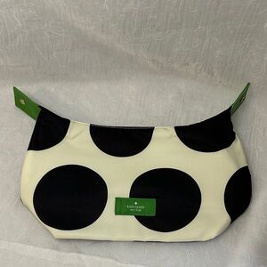 Kate Spade Black and Cream Polka Dot Bag